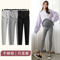 Pregnant women leggings autumn and winter maternity clothes spring and autumn pregnant women pants autumn fashion outside wear plus velvet thick trousers Xu