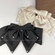 Small Pearl Bow Hair Accessory for Women, Back-Of-Head Clip, High-End Feel, 2026 New Style, Internet Celebrity High-End Hairpin