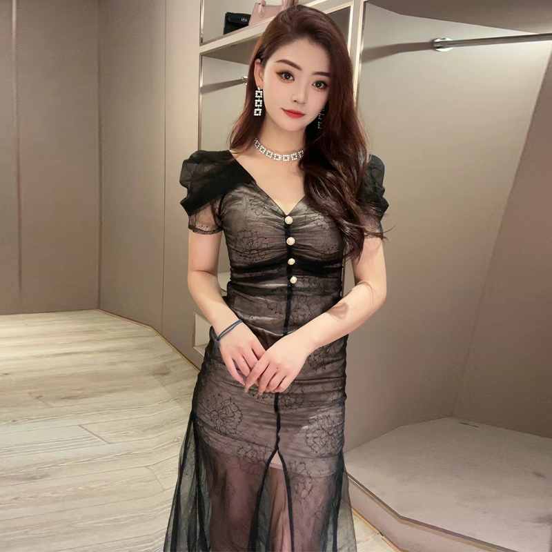 C3770 2440K VÁY ĐẦM LIỀN THÂN NỮ RUUREAG SEXY DÁNG ÔM BODY GỢI CẢM SEXY LƯỚI MỎNG MÙA HÈ THỜI TRANG NỮ G05 SẢN PHẨM MỚI