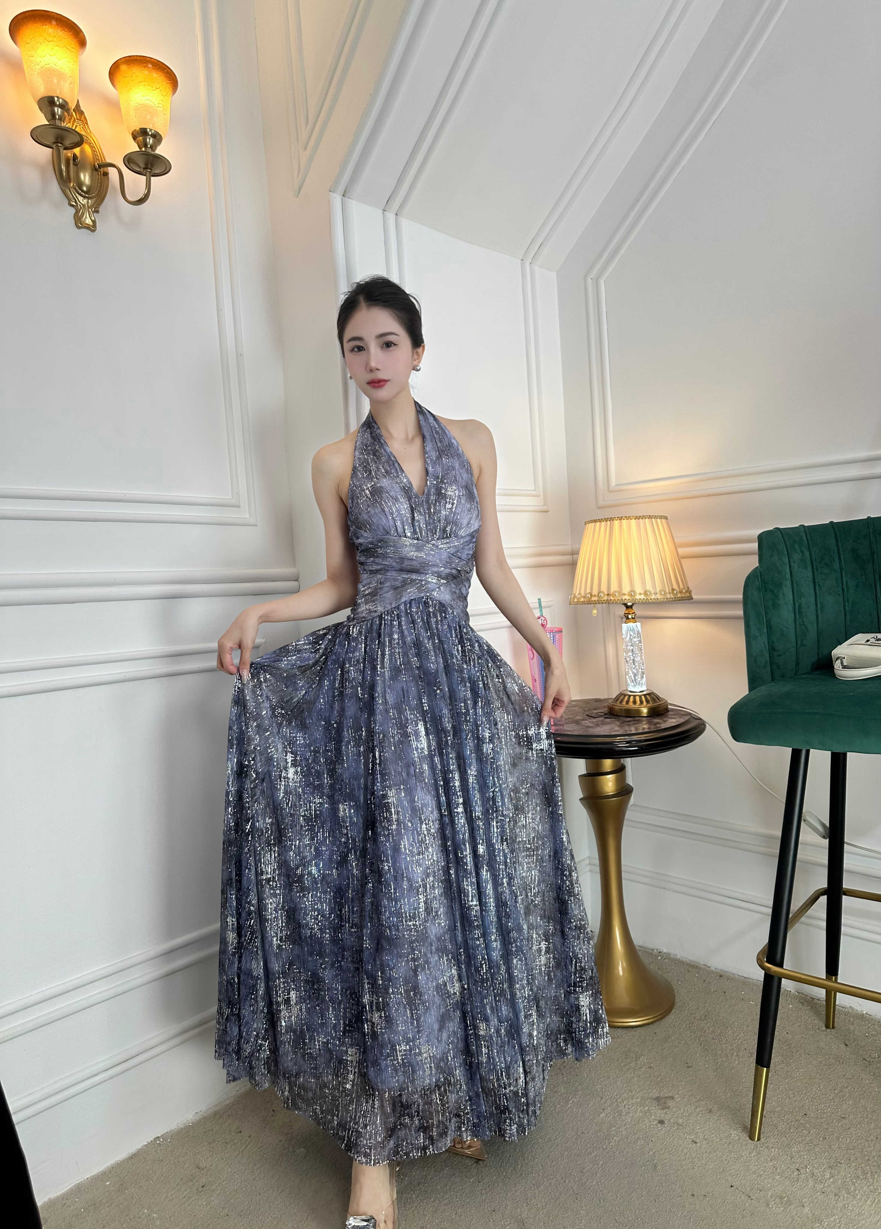 C3263 2440K VÁY ĐẦM LIỀN THÂN DÁNG DÀI NỮ RUUREAG MÙA HÈ THỜI TRANG NỮ G05 SẢN PHẨM MỚI