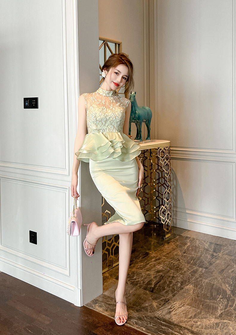 C3203 2440K VÁY ĐẦM LIỀN THÂN NỮ RUUREAG CẢ BỘ 2 MÓN MÙA HÈ THỜI TRANG NỮ REN G05 SẢN PHẨM MỚI