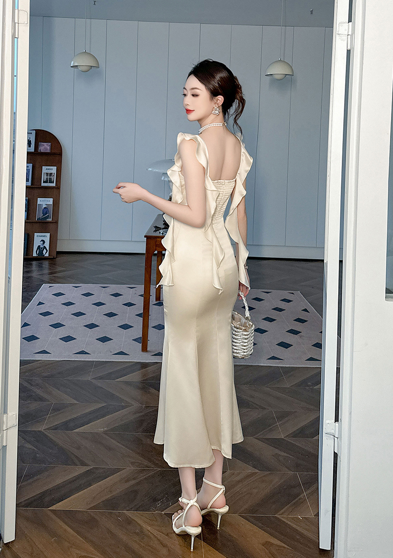 C3221 2440K VÁY ĐẦM LIỀN THÂN NỮ RUUREAG DÁNG ÔM BODY GỢI CẢM SEXY MÙA HÈ KIỂU ĐUÔI CÁ THỜI TRANG NỮ G05 SẢN PHẨM MỚI
