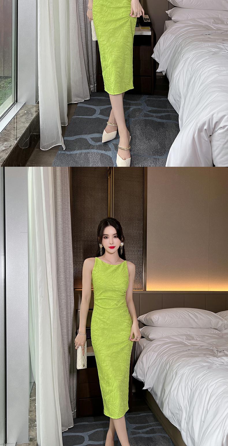 C3519 1660K VÁY ĐẦM LIỀN THÂN NỮ RUUREAG DÁNG ÔM BODY GỢI CẢM SEXY MÙA HÈ PHỤC CỔ CỔ ĐIỂN THỜI TRANG NỮ G05 SẢN PHẨM MỚI