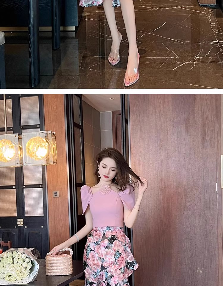 C3722 1580K CHÂN VÁY ĐẦM NỮ RUUREAG MÙA HÈ HỌA TIẾT HOA THỜI TRANG NỮ G04 SẢN PHẨM MỚI