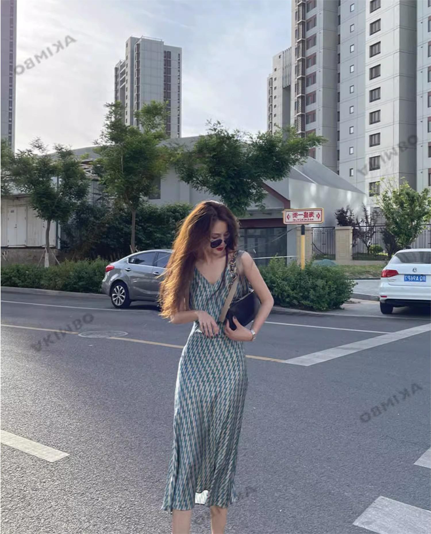 C3277 1390K ÁO HAI DÂY NỮ RUUREAG MÙA HÈ HỌA TIẾT HOA HAI DÂY HỞ VAI THỜI TRANG NỮ G04 SẢN PHẨM MỚI