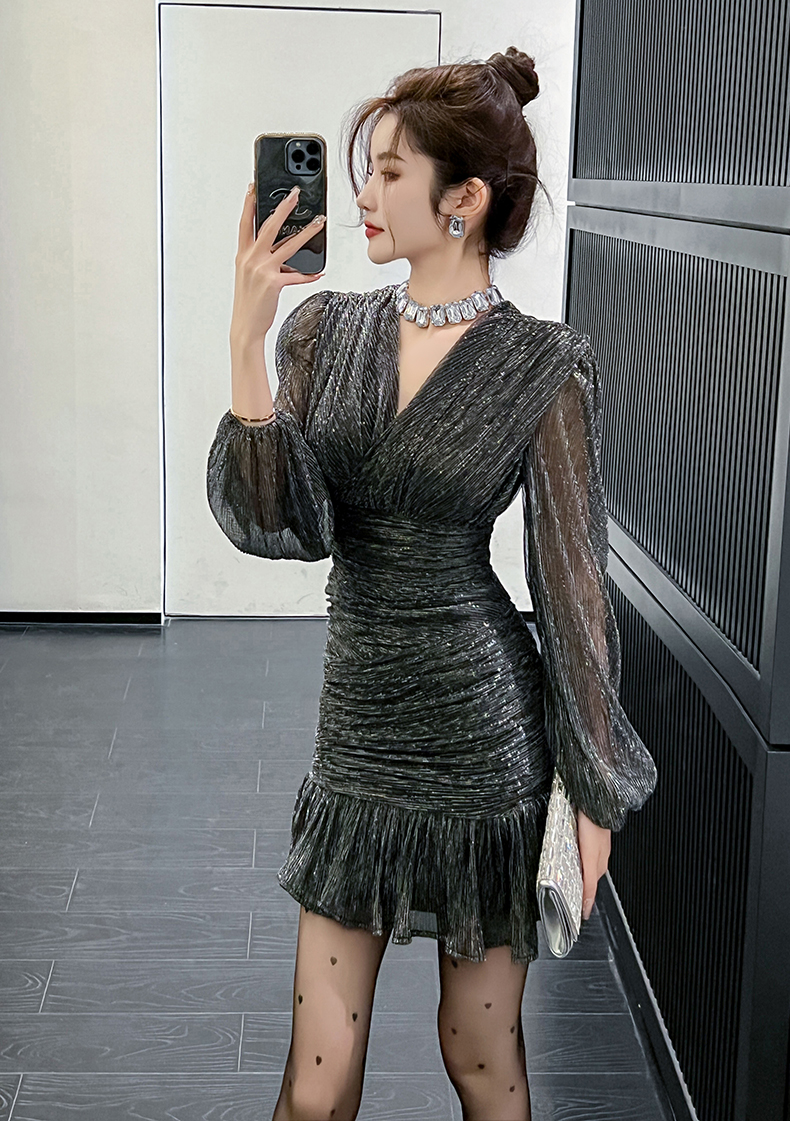 C3235 2250K VÁY ĐẦM LIỀN THÂN NỮ RUUREAG MÙA XUÂN THU ĐÔNG KIỂU ĐUÔI CÁ THỜI TRANG NỮ ĐỒ ĐI BIỂN VÁY MAXI G05 SẢN PHẨM MỚI