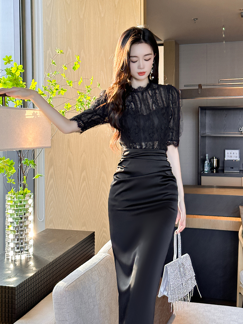 C3334 1340K ÁO THUN NỮ RUUREAG DÁNG ÔM BODY GỢI CẢM SEXY NGẮN TAY MÙA HÈ THỜI TRANG NỮ REN G04 SẢN PHẨM MỚI