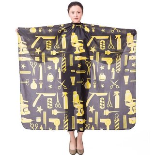 Internet celebrity barber apron hair salon oily head retro style apron non-stick hair salon hair cutting apron