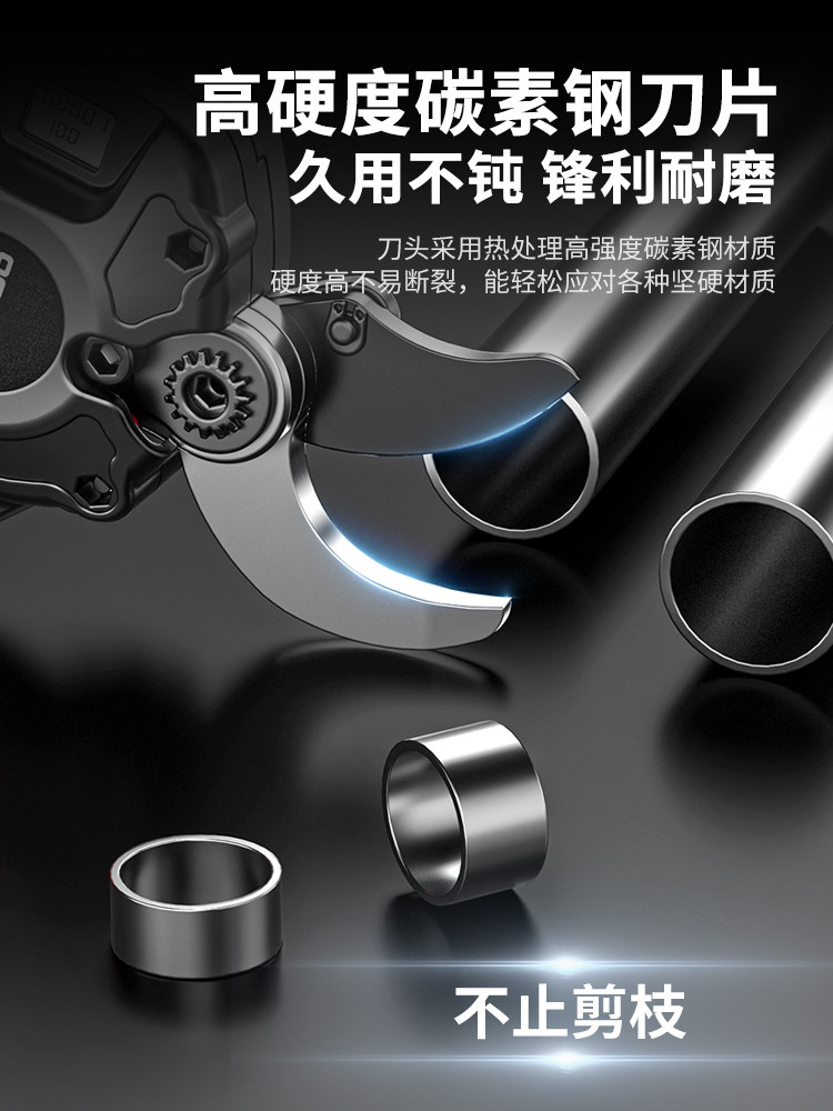 Electric Pruning Shears for Gardening, Special Electric Scissors for Cutting Branches and Fruit Trees, Lithium Battery Pruning Tool