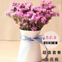 Dried flower bouquet Living room decoration Forget-me-not true flower DIY starry Yunnan natural dried flower package