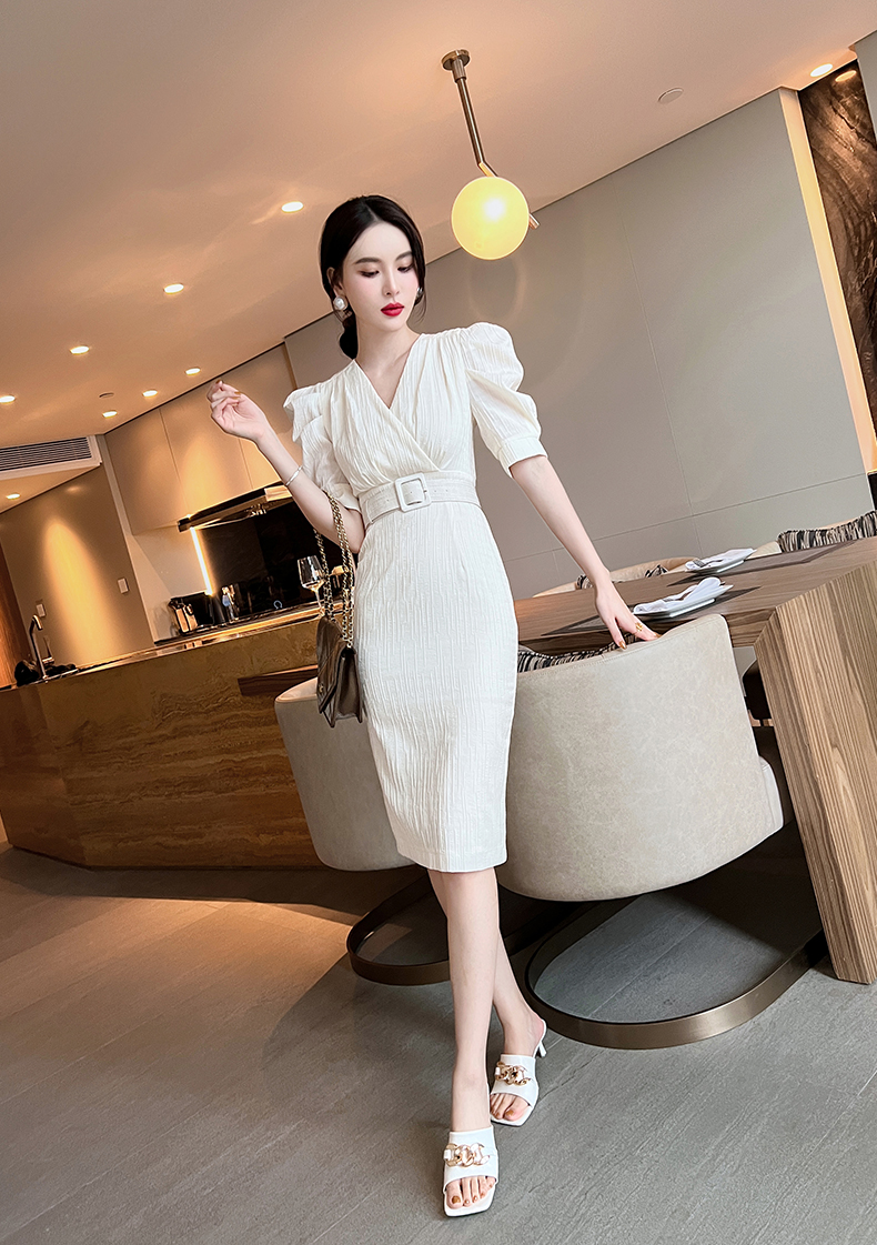 C7925 1660K VÁY ĐẦM LIỀN THÂN NỮ ELOREGS DÁNG ÔM BODY GỢI CẢM SEXY TAY PHỒNG THỜI TRANG NỮ G05 SẢN PHẨM MỚI