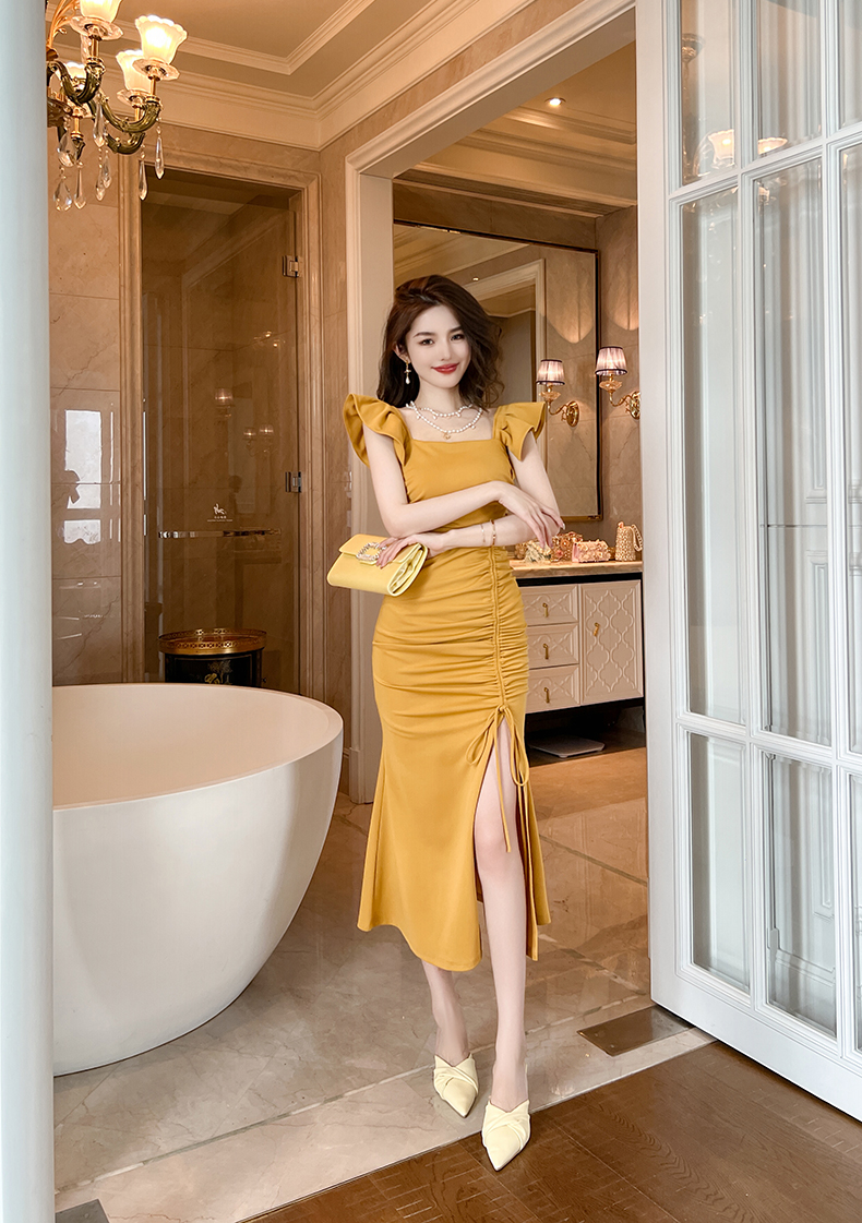 C7931 1570K VÁY ĐẦM LIỀN THÂN NỮ ELOREGS DÁNG ÔM BODY GỢI CẢM SEXY MÙA HÈ KIỂU ĐUÔI CÁ THỜI TRANG NỮ G04 SẢN PHẨM MỚI