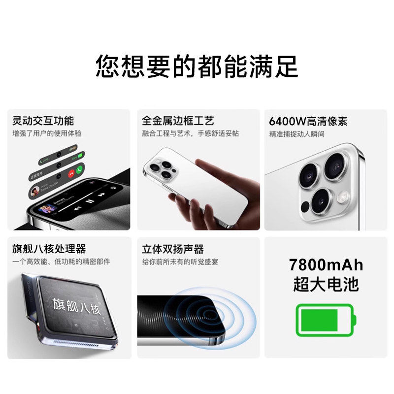 [Official Flagship Store Genuine Product] 2026 New Model 16 Pro Max Gaming Smartphone 5g Full Network 6.5inch Large Screen 16+512Gb Affordable Student and Elderly Backup Work Phone