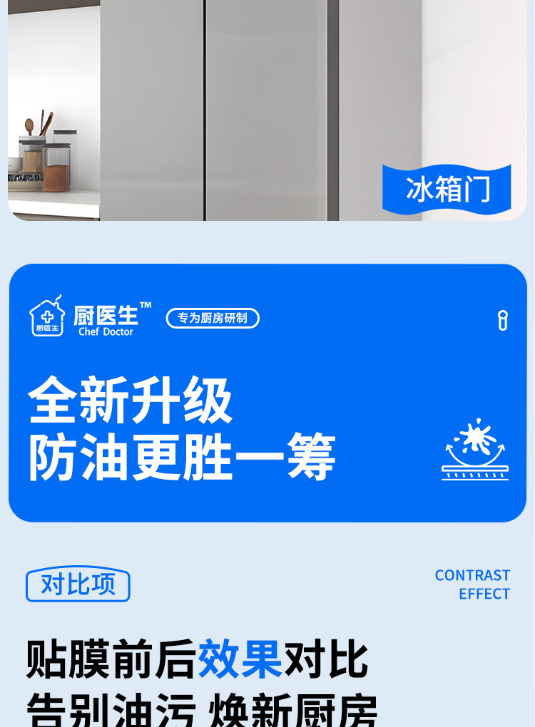 Плитка 厨房防油贴纸静电透明保护膜防火耐高温墙面墙壁自粘防水防潮防霉