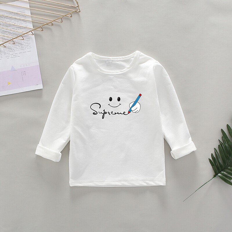 Kindergarten Garden Clothing Spring Autumn Clothing Pure Cotton Long Sleeves T-shirt Elementary School Children Sports School Uniforms Children's Undershirt Pattern Customized
