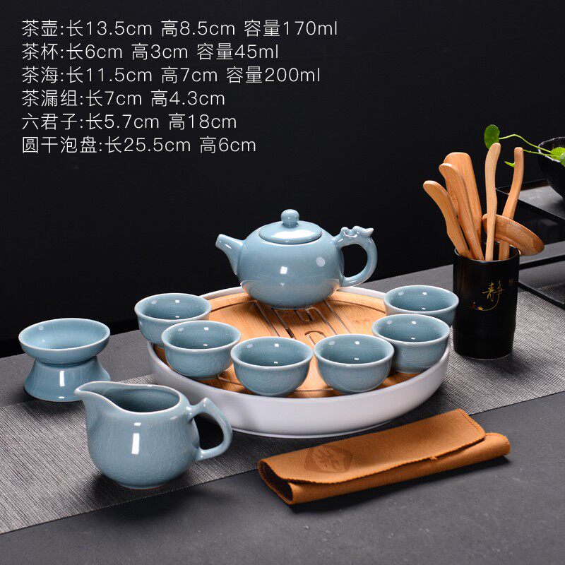 Gokiln Ceramic Tea Set Group Home Minimalist Day Style Kongfu Tea With Tea Set Teapot Teapot Lid Bowl Tea Maker