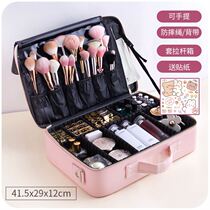 Makeup artist professional makeup case portable high-value makeup brush storage bag and makeup artist makeup bag high-end sense ins