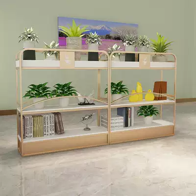 Dining room indoor and outdoor creative flower rack partition wrought iron flower box anti-corrosion and anti-rust flower trough combination mobile outer swing fence