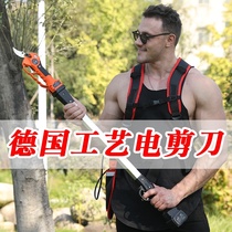 Electric clippers rechargeable repair branch cut garden lithium electric handheld powerful scissors fruit tree coarse twigs shears cut and pruner