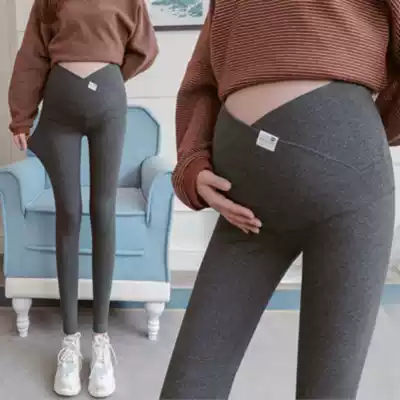 Pregnant women pants autumn and winter wear long pants fashion 2019 New plus velvet maternity pants Autumn Autumn Spring and autumn