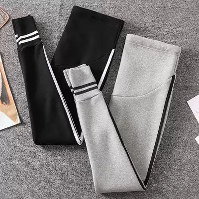 Pregnant women pants autumn and winter models wear fashion pregnant women's pants spring and autumn thin style plus velvet padded trousers Autumn Tide