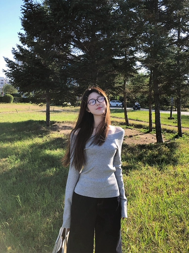 Лонгслив, трикотажное дизайнерское милое сексуальное термобелье