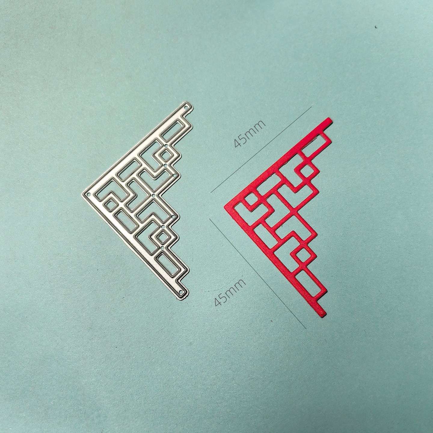 原创古典角纹图切割刀模如何选择？2026年国风手工压花艺术的新潮流