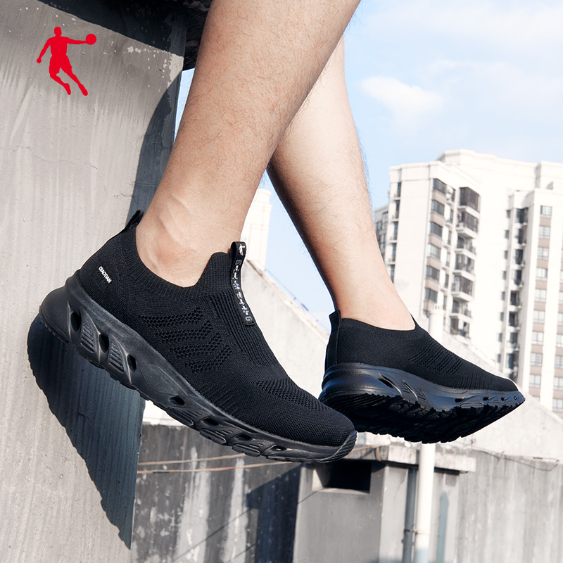 Jordan men's shoes in summer light watery leisure sneakers net anti-slip and breathable lazy shoes with one foot beach shoes