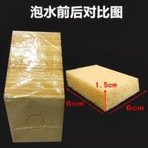 High temperature thickening rubbing iron head sponge electric soldering iron cleaning solder sponge Round Square large stretch absorbent sponge block