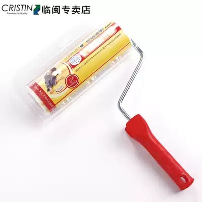 Kristen 8 inch 10 inch striped roller brush wall latex paint Paint roller brush medium hair paint wall brush tool