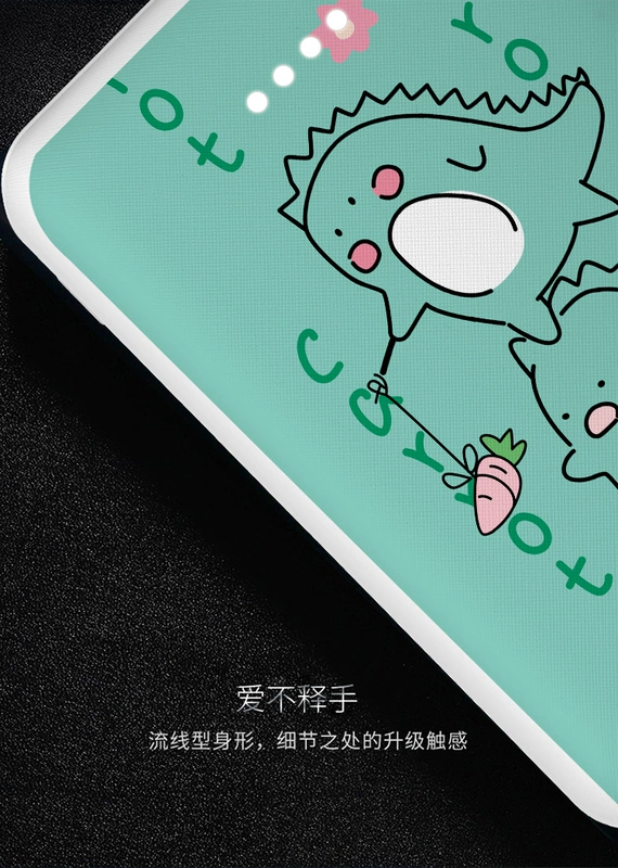 Khủng long nhỏ màu xanh mini sạc kho báu cô gái dễ thương cung cấp năng lượng di động sáng tạo cho Huawei Xiaomi Apple - Ngân hàng điện thoại di động