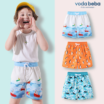 Voda Beba Boys childrens thin quick-drying large childrens beach pants Casual shorts swimming trunks