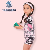 Зебра, купальник, плавательная шапочка, повязка на голову