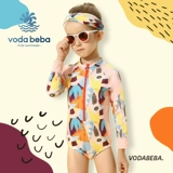 Брендовый детский купальник, солнцезащитный крем, лонгслив, подходит для подростков, в западном стиле