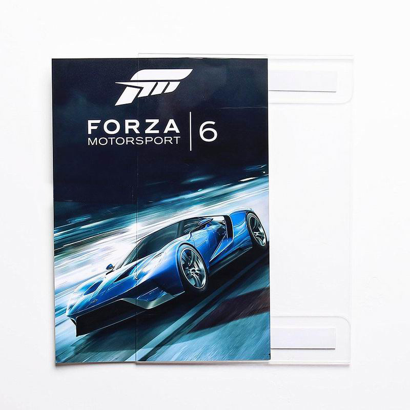 Acrylic simple punch-free photo frame wall without border A4A3A2 certificate frame rectangular plexiglass photo frame