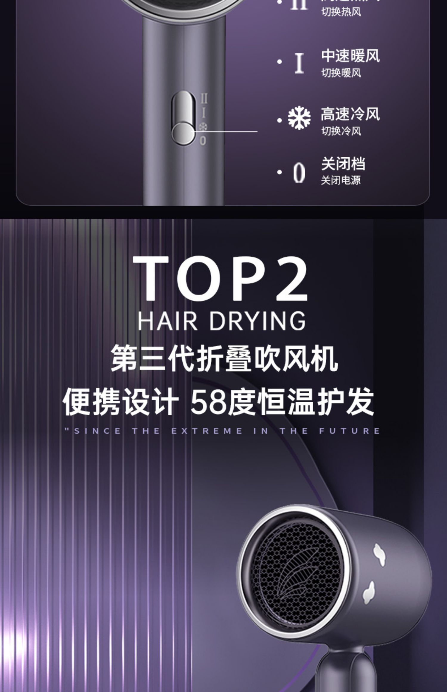 德国Juetata发廊电吹风机家用负离子护发大功率风力恒温速干风筒