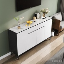 Light luxury slate sideboard modern minimalist living room wall tea cabinet Italian minimalist storage cabinet kitchen cupboard