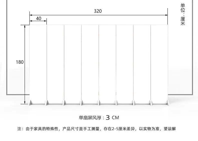 cửa lùa vách ngăn Phong Cách Trung Hoa Mới Vách Ngăn Phòng Khách Chặn Gấp Di Động Phòng Ngủ Văn Phòng Nhà Vải 2 Mặt Gấp Màn Hình vach ngan thach cao bàn thờ kết hợp vách lam