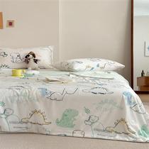 Ruili) Summer Cooling Quilt Class A Air Conditioned Quilt Thin Machine Washable Silky Cool Feeling Cute Print Childrens Summer Bedding