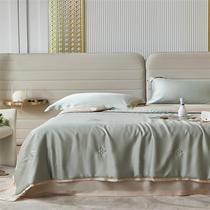 Manta) Summer Cooling Quilt Class A Air Conditioned Quilt Thin Quilt Machine Washable Summer Double-Sided Tencel Simple Cool Feeling Silky Bedding