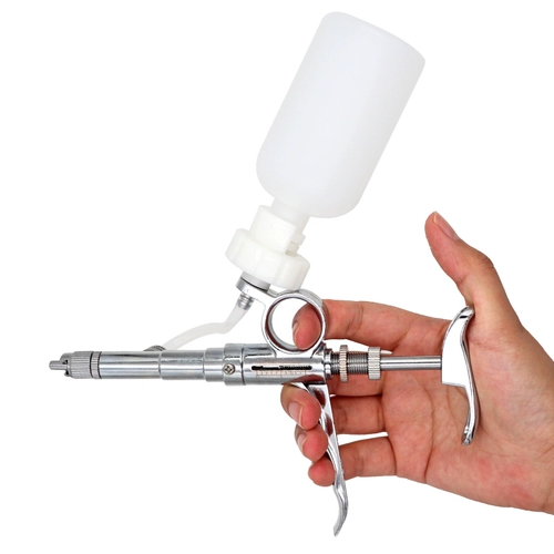 Шприц-шприц с непрерывным шприцем свининой употребление свинины впрыскивание инъекции инъекции