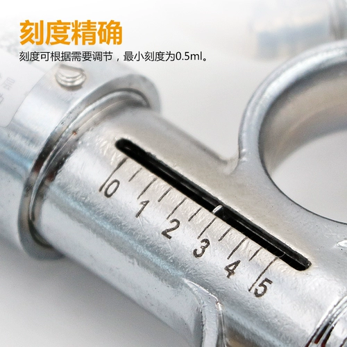 Шприц-шприц с непрерывным шприцем свининой употребление свинины впрыскивание инъекции инъекции