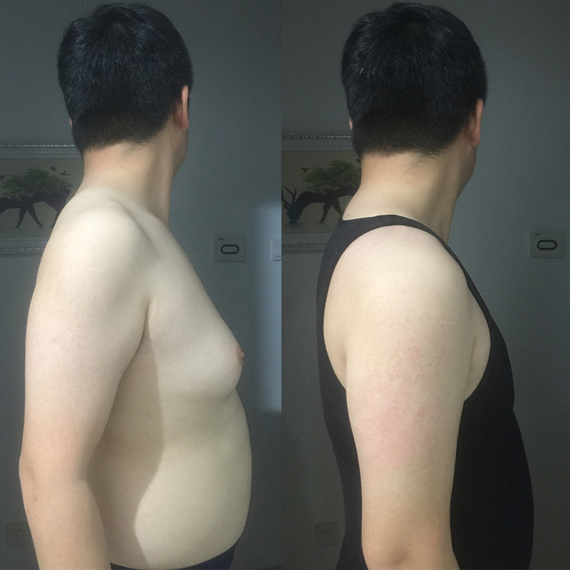 Men's Shapewear Corset Waist Trainer Vest for Slimming, Chest Reduction, Flat Chest, Tight-Fitting, and Chest Covering