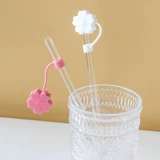 Стеклянная пылезащитная экологичная трубочка, универсальные пылезащитные милые силиконовые аксессуары