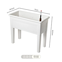 Белый цветочный горшок