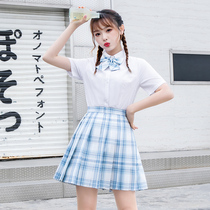 jk uniform skirt genuine original summer high waist a character slim short skirt academic style pleated skirt skirt spring and autumn