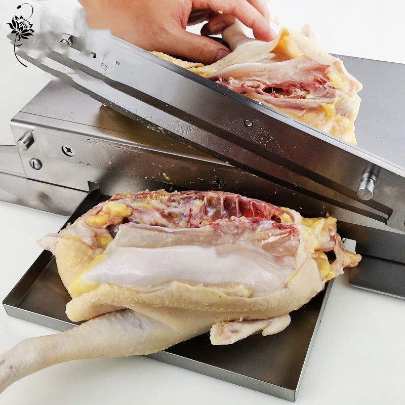Manual guillotine household small bone cutter Lamb chops, legs, bones, trotters, chicken claws, herbs, chickens and ducks, vermicelli, brake knife, manganese steel