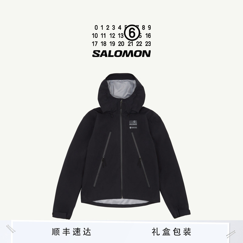 [Limited Replenishment] Mm6 X Salomon Collaboration Logo Casual Warm and Cold-Proof Hooded Jacket Cardigan Top