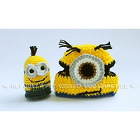 Little Huangren Hat+Double Eye Little Yellow Toy (без возврата и замены)