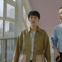 Xiahuanxi Tong Wenjie Haiqing star same Model 21 Spring and Autumn new khaki long large size windbreaker coat women